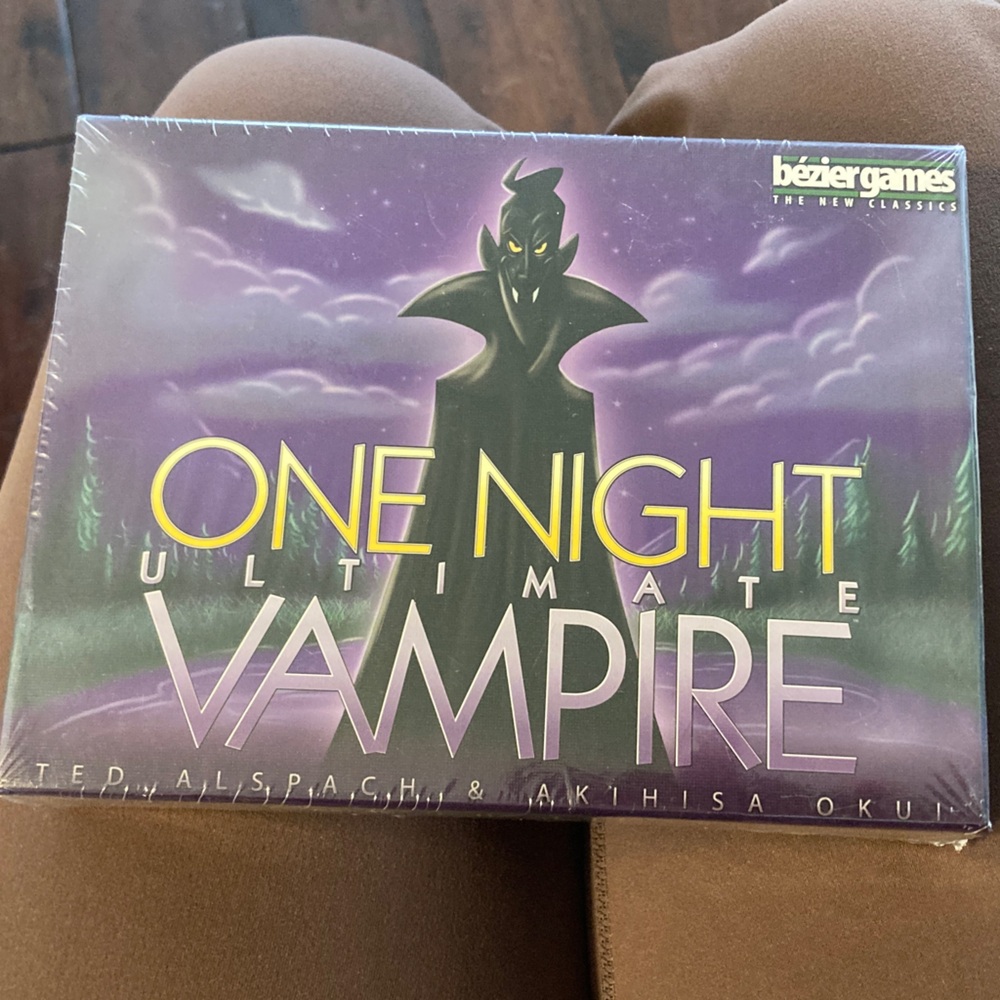 Bezier Games One Night Ultimate Vampire Social Deduction Board Game New Sealed